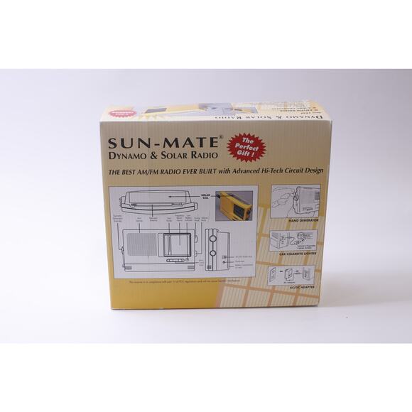 Sun, Mate, Dynamo, Solar Radio, Yellow, 1999, In Packaging, Solar Powered - Picture 2 of 5